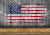 Independence day American flag backdrop grey wooden