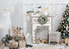 Christmas day interiors decor photography backdrops-cheap vinyl backdrop fabric background photography