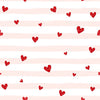 Valentine's day backdrop red hearts with pink stripes-cheap vinyl backdrop fabric background photography