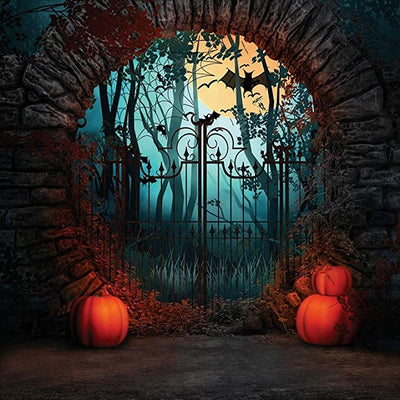 Halloween theme background horror night backdrop-cheap vinyl backdrop fabric background photography
