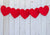 Wood backdrop Valentines day red love background