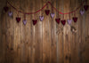 Brown wood backdrop Valentine's day photography background-cheap vinyl backdrop fabric background photography