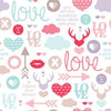 Valentines day background alphabet and patterns backdrop-cheap vinyl backdrop fabric background photography