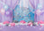 Dreamy purple backdrop cake smash background winter