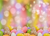 Easter backdrops colorful bokeh background-cheap vinyl backdrop fabric background photography