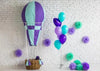 Baby birthday photography backdrop with  balloon-cheap vinyl backdrop fabric background photography