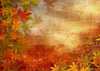 Autumn photography backdrops with maple leaf-cheap vinyl backdrop fabric background photography