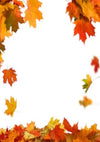 Autumn Maple Leaves backdrop forest for photos-cheap vinyl backdrop fabric background photography