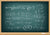 Back to school chalkboard tag mathematical geometry backdrop