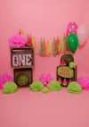 1st birthday backdrops summer watermelon background with balloon-cheap vinyl backdrop fabric background photography