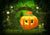 Halloween pumpkin car backdrop