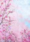 Watercolor pink Floral Wall Photography Backdrop-cheap vinyl backdrop fabric background photography