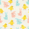 Easter pattern rabbit and chick Photography pattern Backdrop-cheap vinyl backdrop fabric background photography