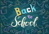Back to school chalkboard tag photography backdrop-cheap vinyl backdrop fabric background photography