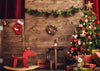 Christmas photography backdrop red horse decor-cheap vinyl backdrop fabric background photography