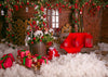 Christmas photography backdrop white cotton floor-cheap vinyl backdrop fabric background photography