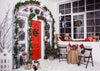 Christmas photography backdrop family background-cheap vinyl backdrop fabric background photography
