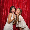 Red Sequin Backdrops for Photography Photo Booth for birthday/party - whosedrop