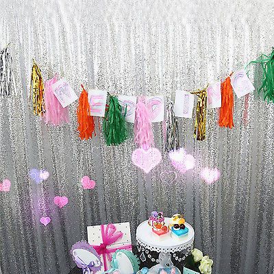 Sliver Sequin Backdrops for Photography Photo Booth for birthday/party - whosedrop