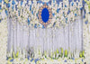 Wedding photography backdrop flower background-cheap vinyl backdrop fabric background photography