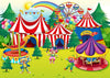 Circus photography backdrop children background-cheap vinyl backdrop fabric background photography