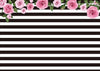 Black and white striped backdrop for birthday-cheap vinyl backdrop fabric background photography