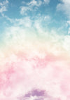 Children/Newborn photography backdrop colorful clouds-cheap vinyl backdrop fabric background photography