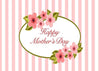 Pink stripe backdrop Mother's Day background-cheap vinyl backdrop fabric background photography