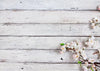 White wood backdrop with flower for newborn-cheap vinyl backdrop fabric background photography