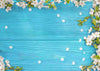 Blue wood floor photography backdrop for newborn-cheap vinyl backdrop fabric background photography