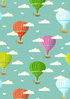 Child photography backdrop colorful hot air balloon pattern-cheap vinyl backdrop fabric background photography