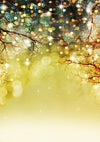 Ginger Christmas backdrop bokeh photo background-cheap vinyl backdrop fabric background photography