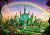 Dreamy castle backdrop for children-cheap vinyl backdrop fabric background photography