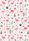 Pink animated background various animal backdrop-cheap vinyl backdrop fabric background photography