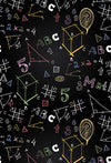 Chalkboard mathematical geometric pattern back to school backdrops-cheap vinyl backdrop fabric background photography