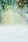 Winter snowing backdrop white bokeh background-cheap vinyl backdrop fabric background photography