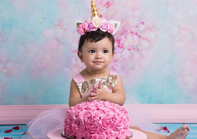 Green backdrop flower for baby photography-cheap vinyl backdrop fabric background photography