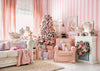 Dream Pink Christmas Photography Backdrop-cheap vinyl backdrop fabric background photography